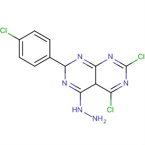 Pyrimido[4,5-d]pyrimidine,5,7-dichloro-2-(4-chlorophenyl)-4-hydrazinyl-2,4a-dihydro-