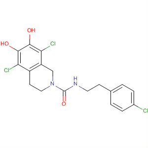 2(1H)-Isoquinolinecarboxamide,5,8-dichloro-N-[2-(4-chlorophenyl)ethyl]-3,4-dihydro-6,7-dihydroxy-