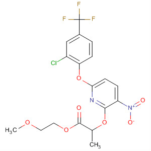 Propanoic acid,2-[[6-[2-chloro-4-(trifluoromethyl)phenoxy]-3-nitro-2-pyridinyl]oxy]-,2-methoxyethyl ester