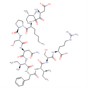 L-Arginine,L-a-aspartyl-L-isoleucyl-L-lysyl-L-prolyl-L-seryl-L-asparaginyl-L-isoleucyl-L-phenylalanyl-L-isoleucyl-L-seryl-