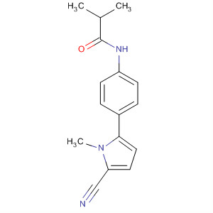Propanamide, N-[4-(5-cyano-1-methyl-1H-pyrrol-2-yl)phenyl]-2-methyl-