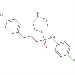 1-Piperazinebutanamide, N,4-bis(4-chlorophenyl)-