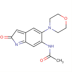 Acetamide, N-[2,3-dihydro-5-(4-morpholinyl)-2-oxo-1H-indol-6-yl]-