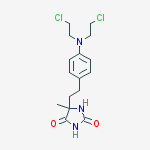 5-(2-{4-[bis(2-chloroethyl)amino]phenyl}ethyl)-5-methylimidazolidine-2,4-dione