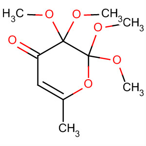 4H-Pyran-4-one, 2,3-dihydro-2,2,3,3-tetramethoxy-6-methyl-