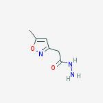 3-Isoxazoleacetic  acid,  5-methyl-,  hydrazide