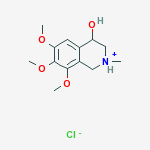 4-hydroxy-6,7,8-trimethoxy-2-methyl-1,2,3,4-tetrahydroisoquinolinium chloride