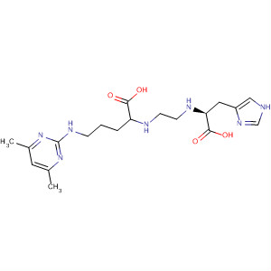 L-Histidine,N-[2-[[1-carboxy-4-[(4,6-dimethyl-2-pyrimidinyl)amino]butyl]amino]ethyl]-, (S)-