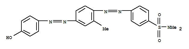 p-[[4-[(p-hydroxyphenyl)azo]-o-tolyl]azo]-N,N-dimethylbenzenesulphonamide