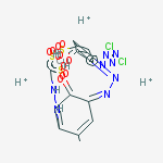 trihydrogen [2-[[4-[[6-[(4,6-dichloro-1,3,5-triazin-2-yl)methylamino]-1-hydroxy-3-sulpho-2-naphthyl]azo]-5-hydroxy-o-tolyl]azo]benzene-1,4-disulphonato(5-)]cuprate(3-)