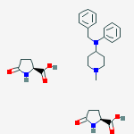 5-OXO-L-PROLINE,COMPOUND WITH N-BENZYL-1-METHYL-N-PHENYLPIPERIDIN-4-AMINE (2:1)
