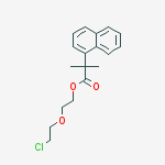 2-(2-chloroethoxy)ethyl 2-methyl-2-(naphthalen-1-yl)propanoate