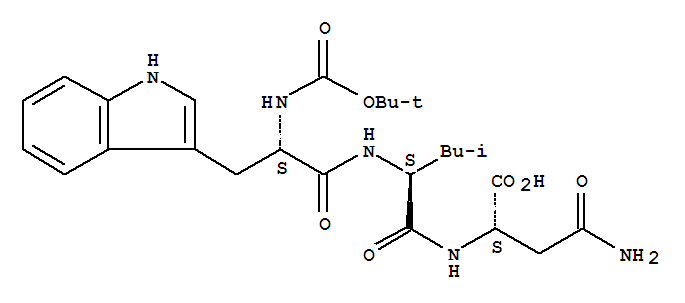 tert-butyloxycarbonyl-tryptophyl-leucyl-asparagine