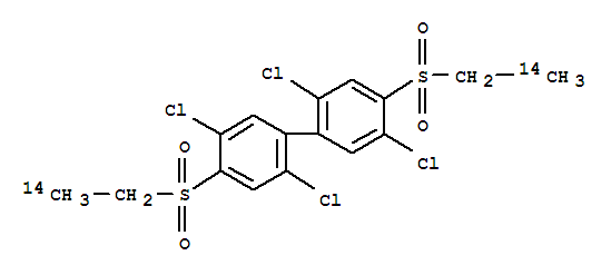 4,4-bis(ethylsulfonyl)-2,2,5,5-tetrachlorobiphenyl