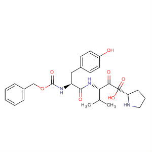 L-Proline, 1-[N-[N-[(phenylmethoxy)carbonyl]-L-tyrosyl]-L-valyl]-