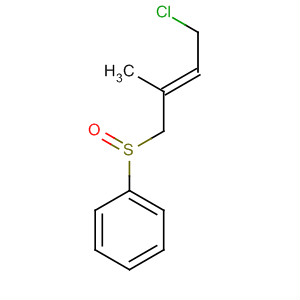 Benzene, [(4-chloro-2-methyl-2-butenyl)sulfinyl]-, (E)-