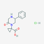 1-(2-oxo-5-phenylpiperazin-1-yl)cyclopropanecarboxylic acid hydrochloride
