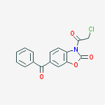 3-(chloroacetyl)-6-(phenylcarbonyl)-1,3-benzoxazol-2(3H)-one
