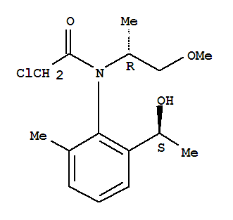 2-chloro-N-{2-[(1R)-1-hydroxyethyl]-6-methylphenyl}-N-[(2S)-1-methoxypropan-2-yl]acetamide