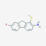 7-fluoro-1-methylsulfanyl-9h-fluoren-2-amine