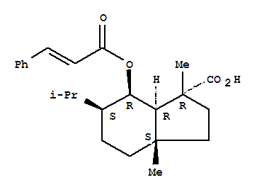 1H-Indene-1-carboxylicacid,octahydro-1,3a-dimethyl-6-(1-methylethyl)-7-[(1-oxo-3-phenyl-2-propen-1-yl)oxy]-,(1R,3aS,6S,7R,7aR)-