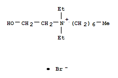 1-Heptanaminium,N,N-diethyl-N-(2-hydroxyethyl)-, bromide (1:1)