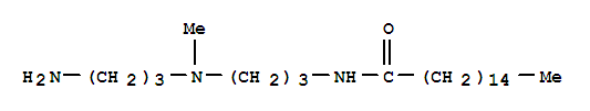 N-[3-[(3-aminopropyl)methylamino]propyl]hexadecan-1-amide