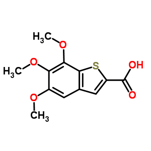 5,6,7-trimethoxybenzothiophene-2-carboxylic acid