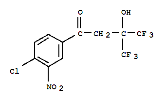 1-(4-chloro-3-nitrophenyl)-4,4,4-trifluoro-3-hydroxy-3-(trifluoromethyl)butan-1-one