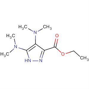 1H-Pyrazole-3-carboxylic acid, 4,5-bis(dimethylamino)-, ethyl ester molecular structure