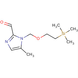 1H-Imidazole-2-carboxaldehyde,5-methyl-1-[[2-(trimethylsilyl)ethoxy]methyl]- molecular structure