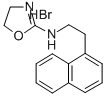 2-(2-(1-Naphthyl)ethylamino)-2-oxazoline hydrobromide molecular structure