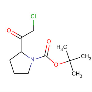 1-Pyrrolidinecarboxylic acid, 2-(chloroacetyl)-, 1,1-dimethylethyl ester,(2S)- molecular structure