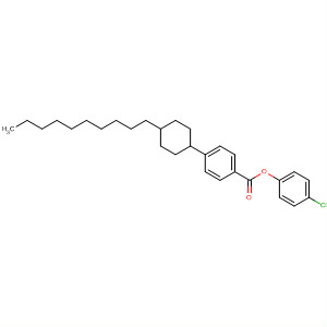 Benzoic acid, 4-(4-decylcyclohexyl)-, 4-chlorophenyl ester, trans-