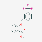 Benzoic acid, 2-[[3-(trifluoromethyl)phenyl]methoxy]-