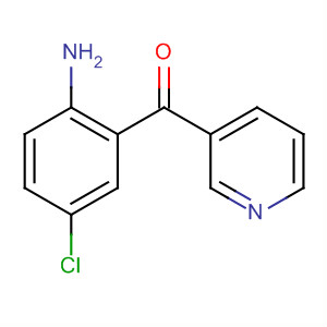 Methanone, (2-amino-5-chlorophenyl)-3-pyridinyl- molecular structure