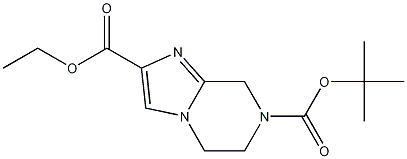 Imidazo[1,2-a]pyrazine-2,7(8H)-dicarboxylicacid, 5,6-dihydro-, 7-(1,1-dimethylethyl) 2-ethyl ester