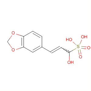 2-Propen-1-ol, 3-(1,3-benzodioxol-5-yl)-, hydrogen sulfate molecular structure