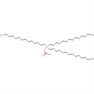 Stannane, (acetyloxy)tritetradecyl- molecular structure
