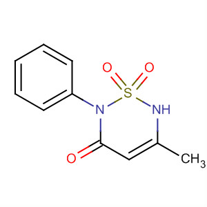 2H-1,2,6-Thiadiazin-3(6H)-one, 5-methyl-2-phenyl-, 1,1-dioxide molecular structure