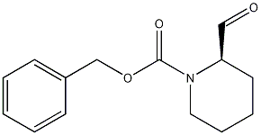 (2R)-Formyl-1-piperidinecarboxylic Acid Phenylmethyl Ester molecular structure