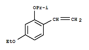 Benzene, 1-ethenyl-4-ethoxy-2-(1-methylethoxy)- molecular structure