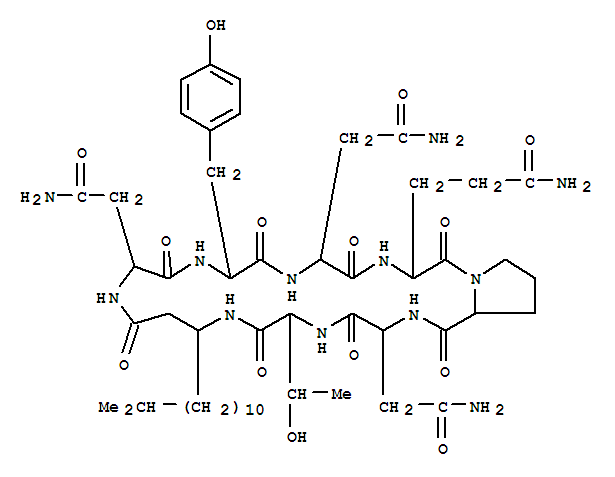Iturin A 1,1-(14-methyl-3-aminopentadecanoic acid)-8-L-threonine-