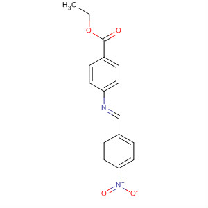 Benzoic acid, 4-[(E)-[(4-nitrophenyl)methylene]amino]-, ethyl ester molecular structure