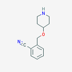 2-((piperidin-4-yloxy)methyl)benzonitrile