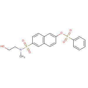 2-Naphthalenesulfonamide,N-(2-hydroxyethyl)-N-methyl-6-[(phenylsulfonyl)oxy]-