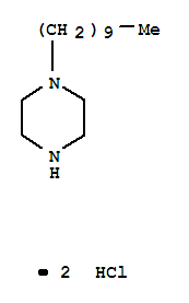 1-Decylpiperazine dihydrochloride molecular structure