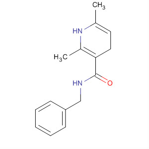 3-Pyridinecarboxamide, 1,4-dihydro-2,6-dimethyl-N-(phenylmethyl)- molecular structure