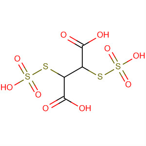 Butanedioic acid, 2,3-bis(sulfothio)- molecular structure