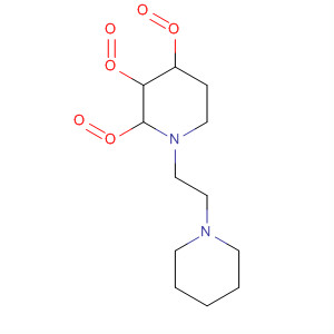Piperidine, 1-[2-(1-piperidinyl)ethyl]-, 1-oxide, trihydrate molecular structure